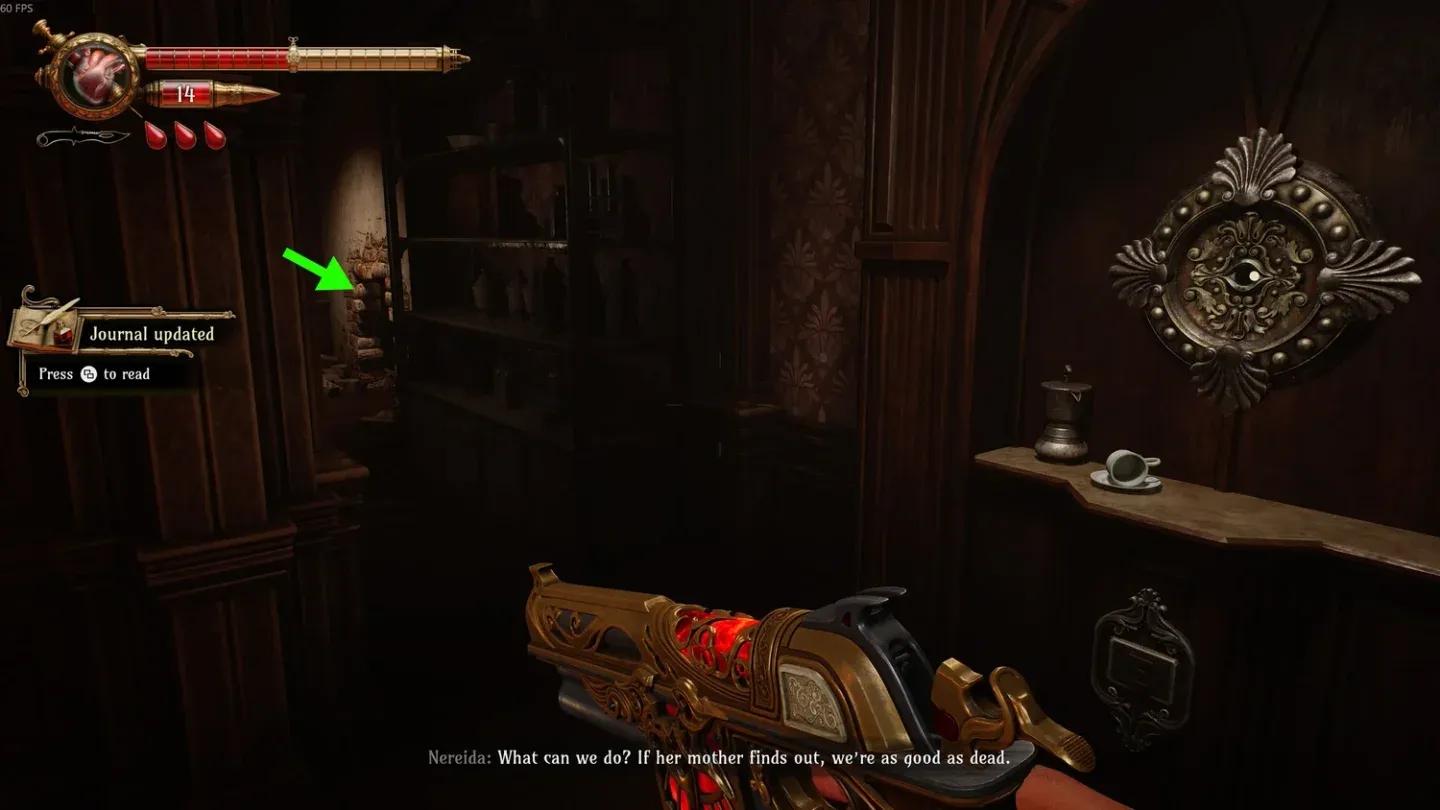 Blood health meter display