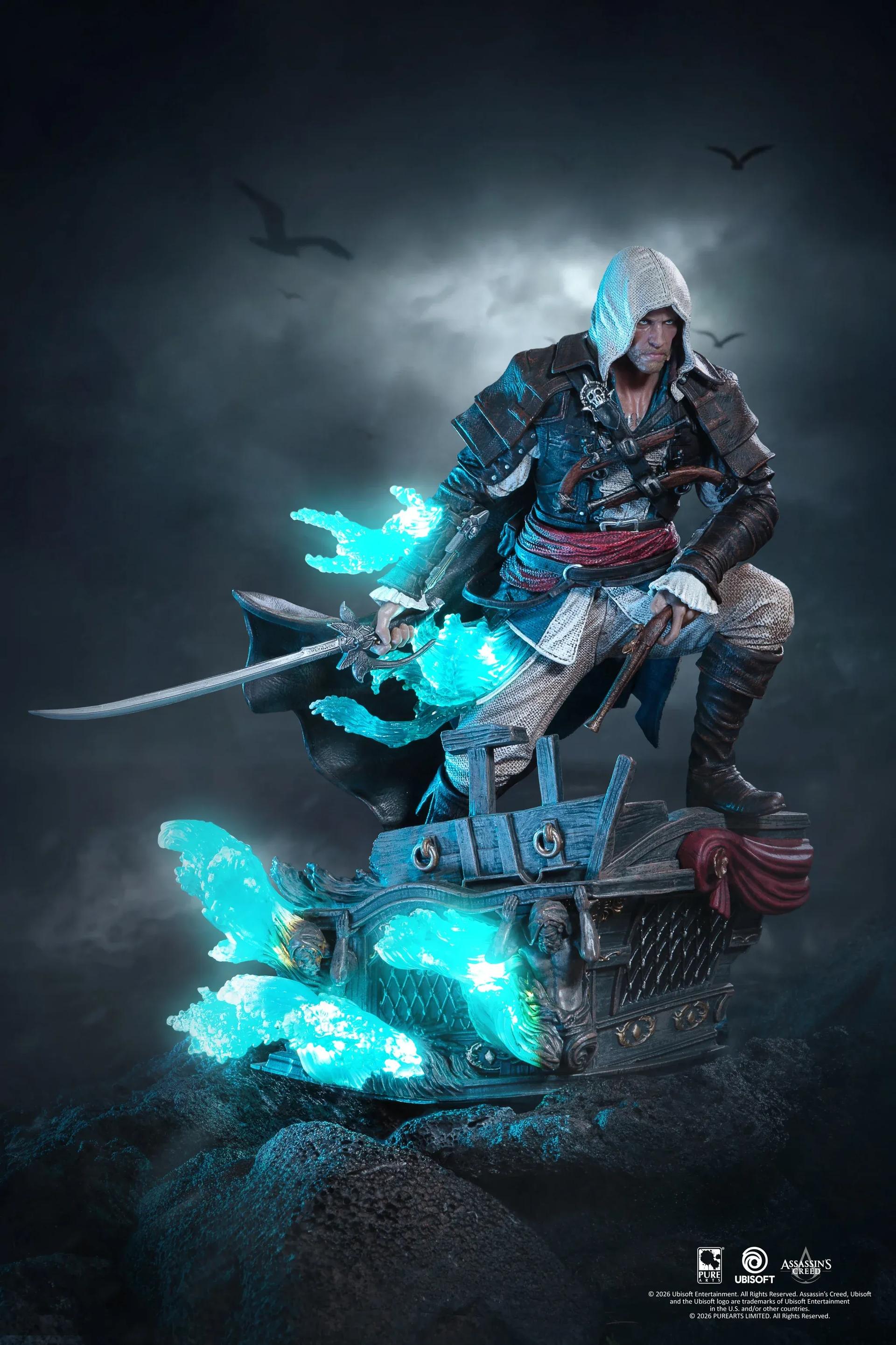 Asssassin's Creed Black Flag Resynced Animus Statue 1/8 Edward Kenway 27 cm
