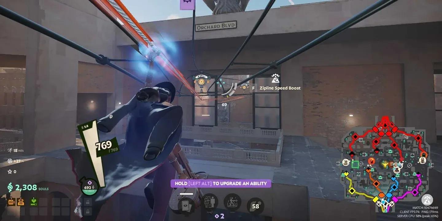 兵线推进延长滑索范围