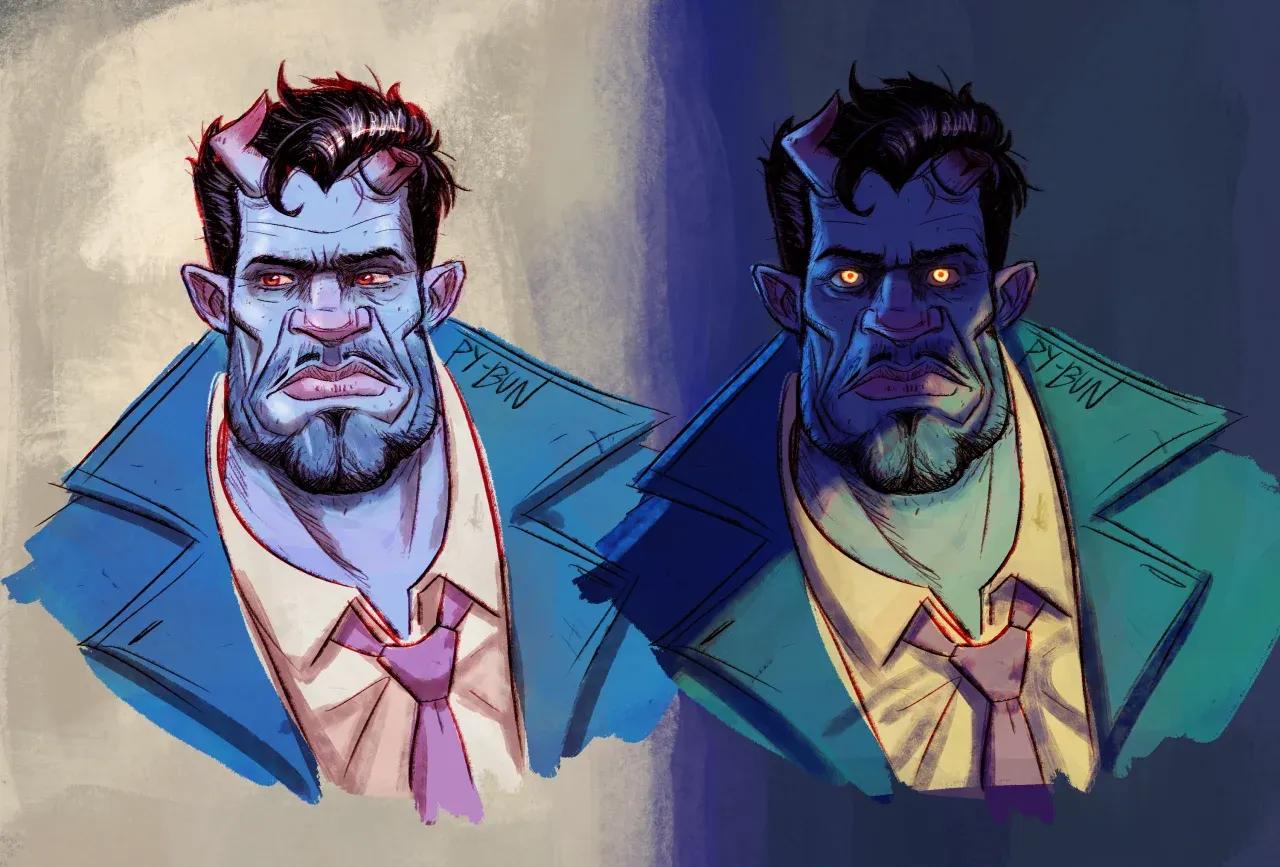 A bunch of Abrams drawings I did since I started playing in June. Arranged  from most recent to my very first : r/DeadlockTheGame