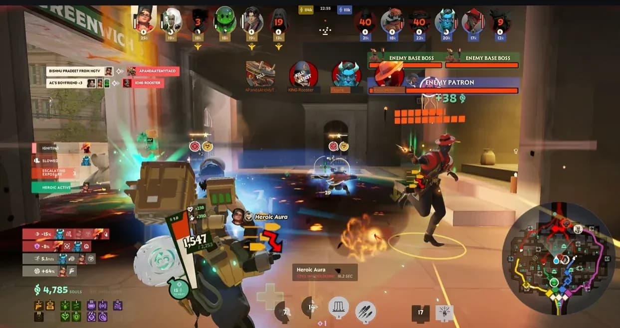 Death Slam channel UI