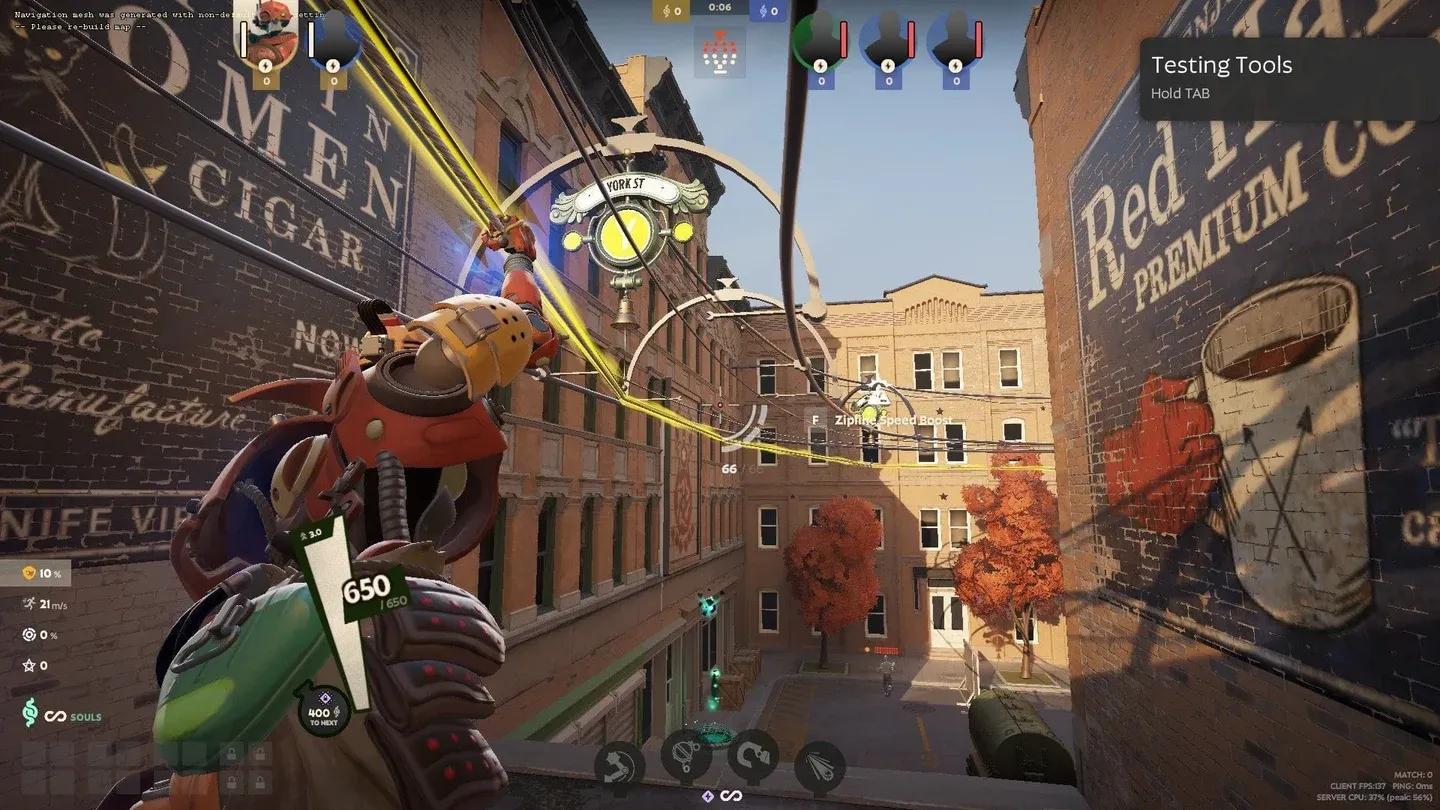 约克大道滑索实况