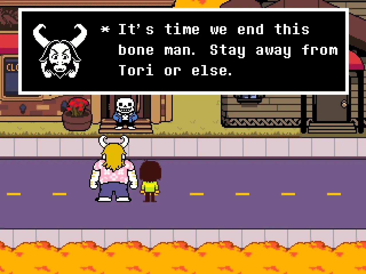 Orange's revenge on Ralsei