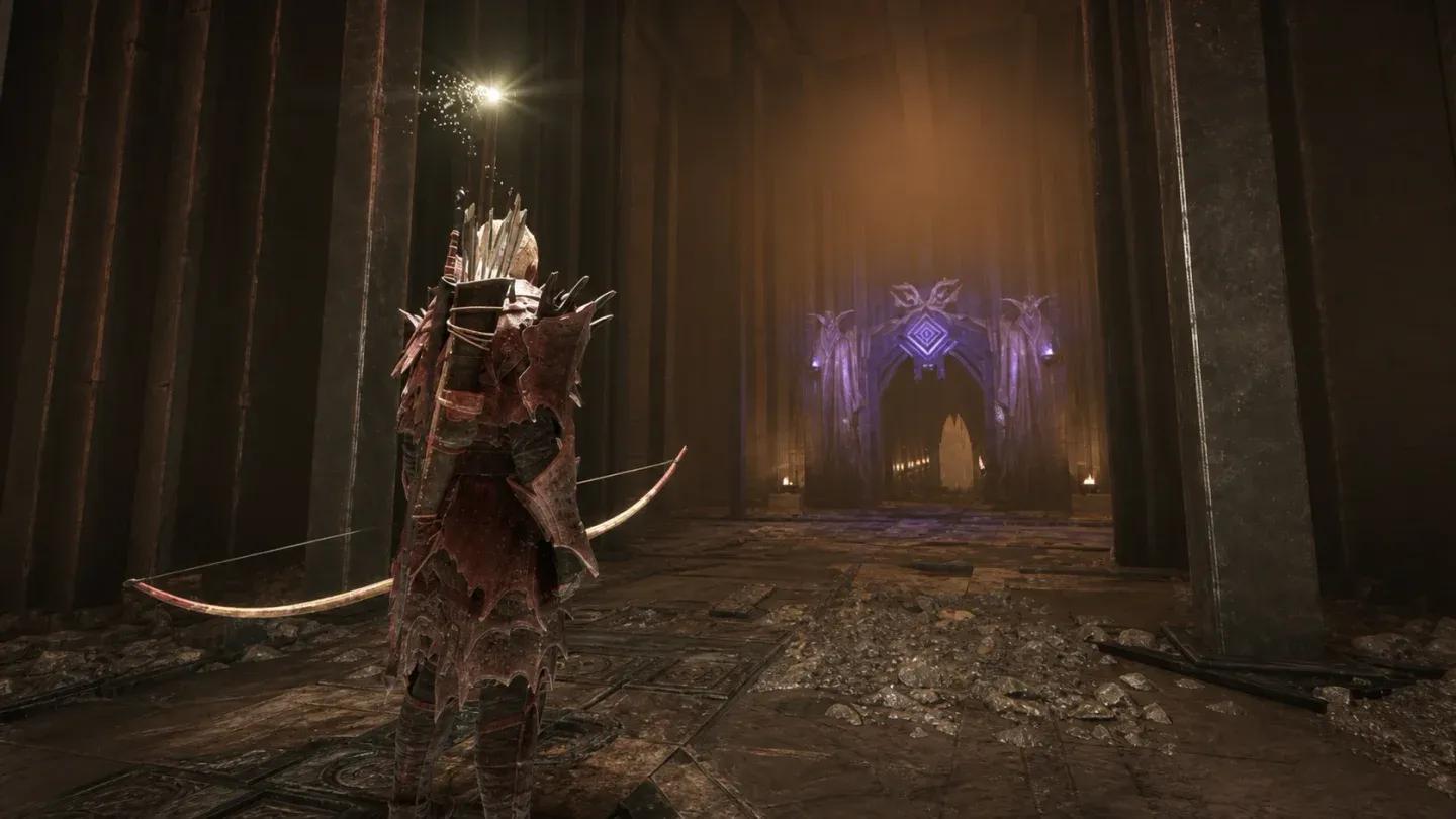 Lava platform below Uriziel chamber