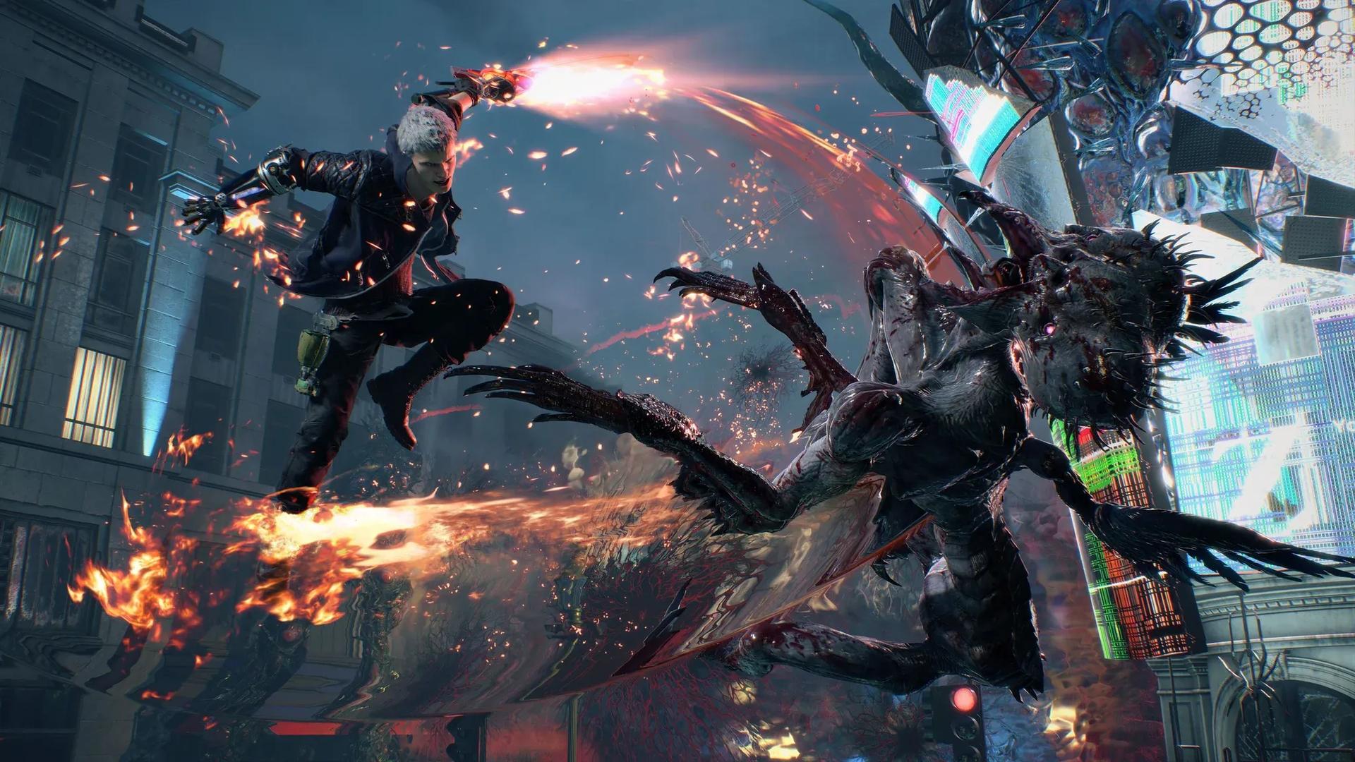 Devil May Cry 5 -- Watch 20 Minutes of Gameplay Featuring Dante, Nero, and V in Action
