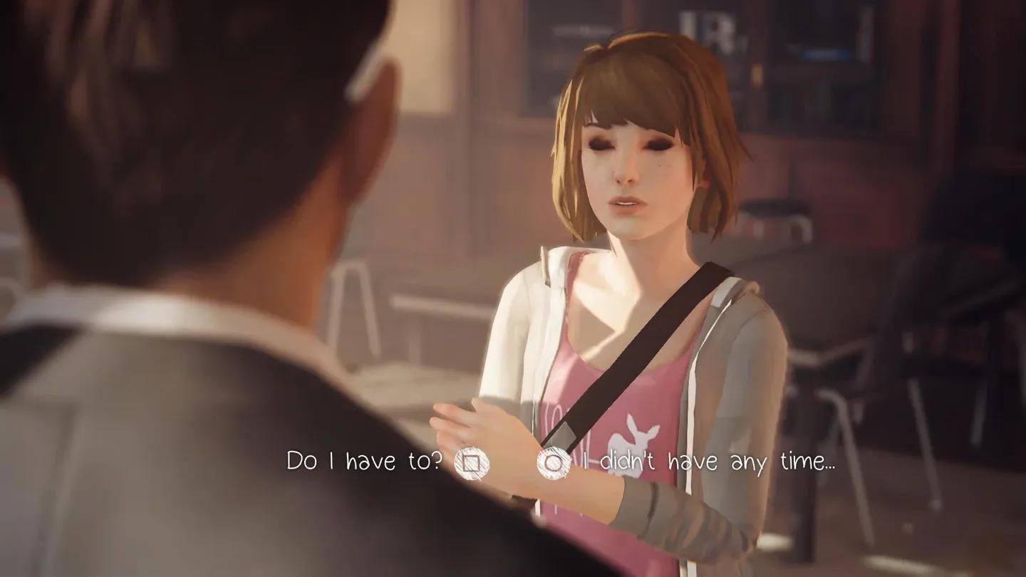 Narrative choices in action