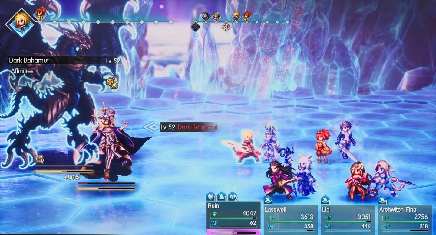 قائمة خيار الحوار لـ Archwitch Fina في الفصل 6 من Final Fantasy Resonance
