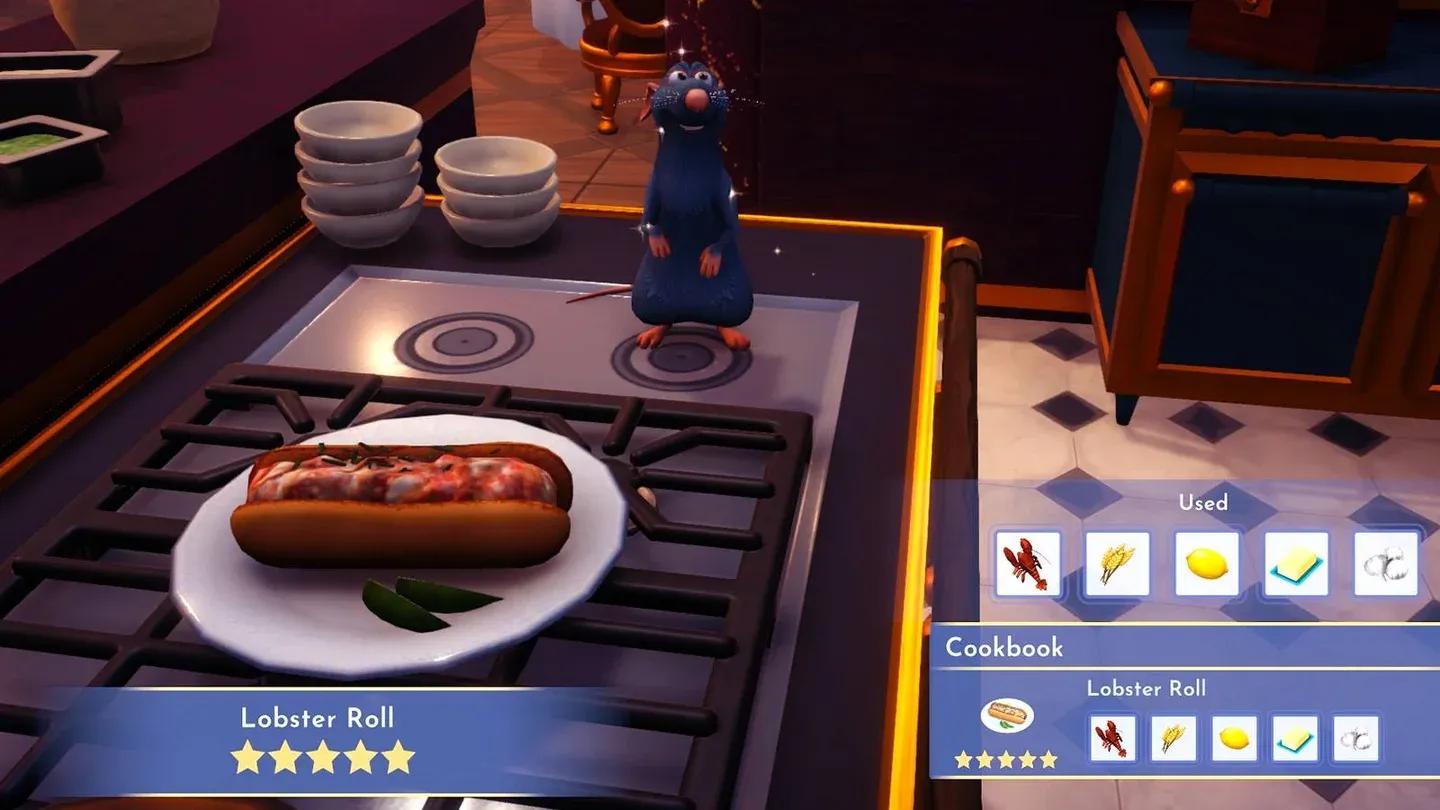 All five ingredients in the pot