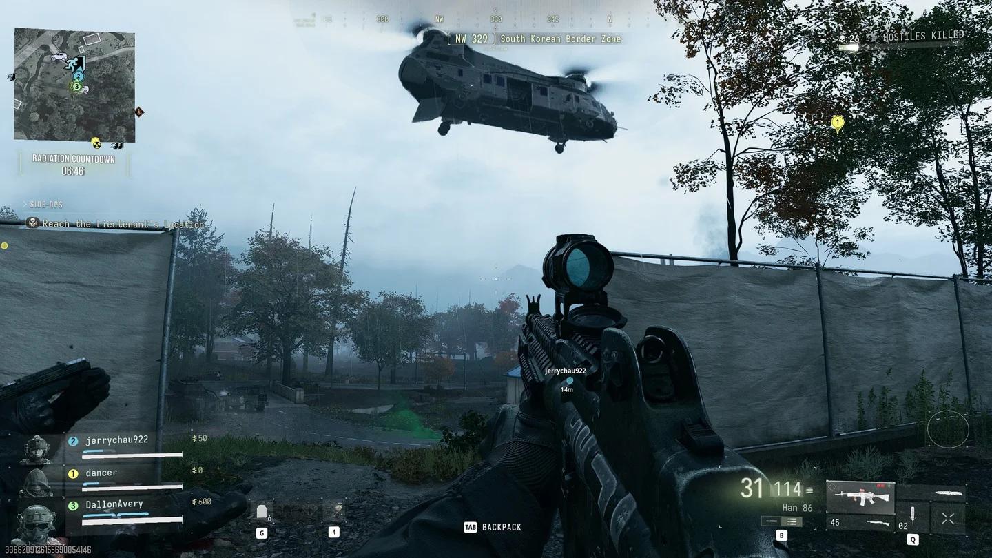 Варианты черт Warfighter в DMZ Modern Warfare 4