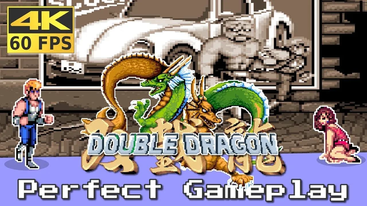 Double Dragon (Arcade) Perfect gameplay ...