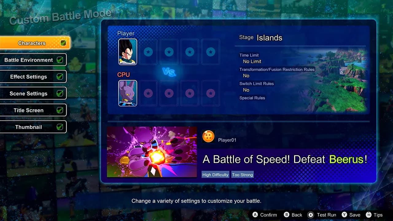 Episode Battle difficulty adjusted