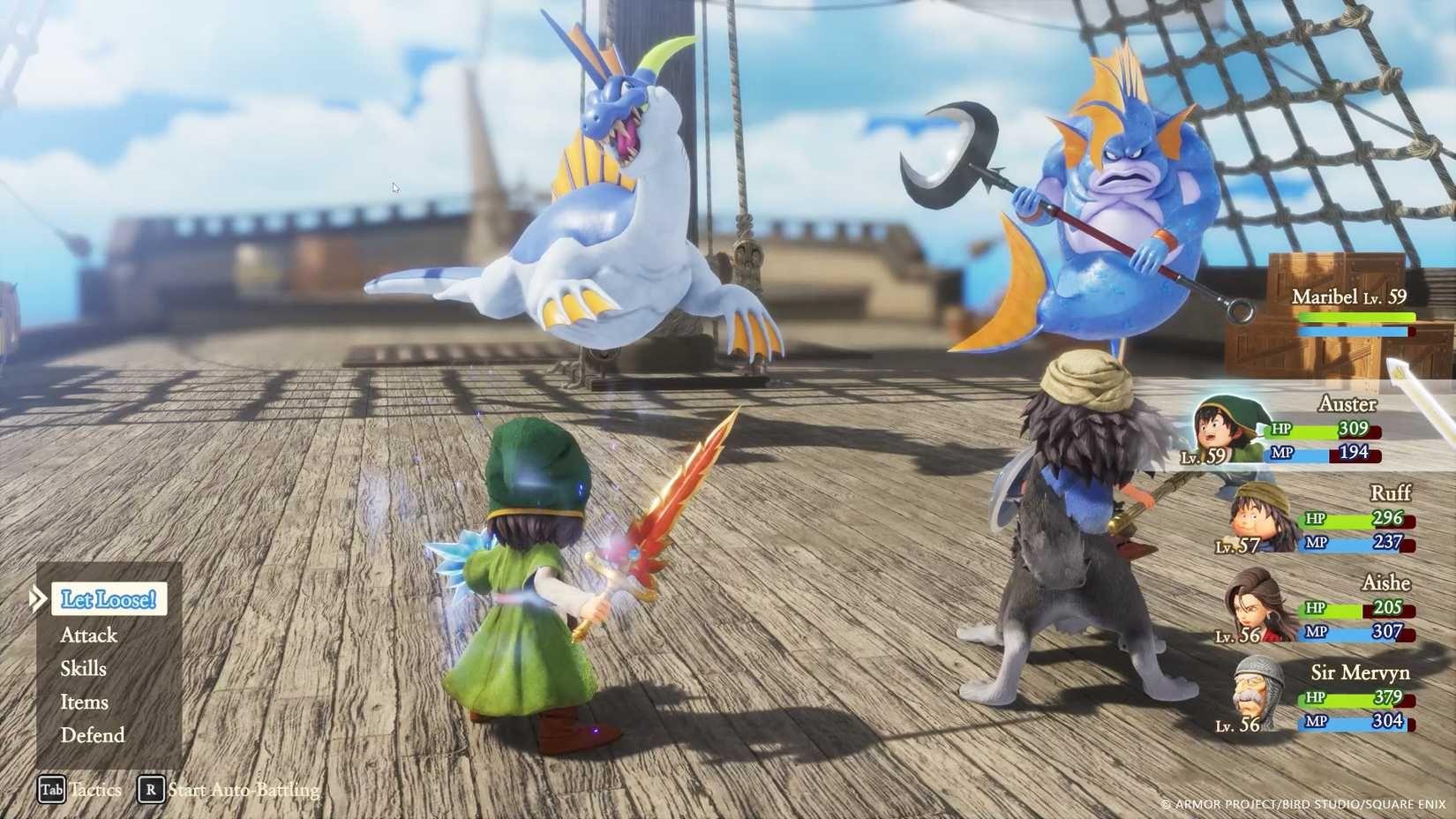 Vicious monster combat