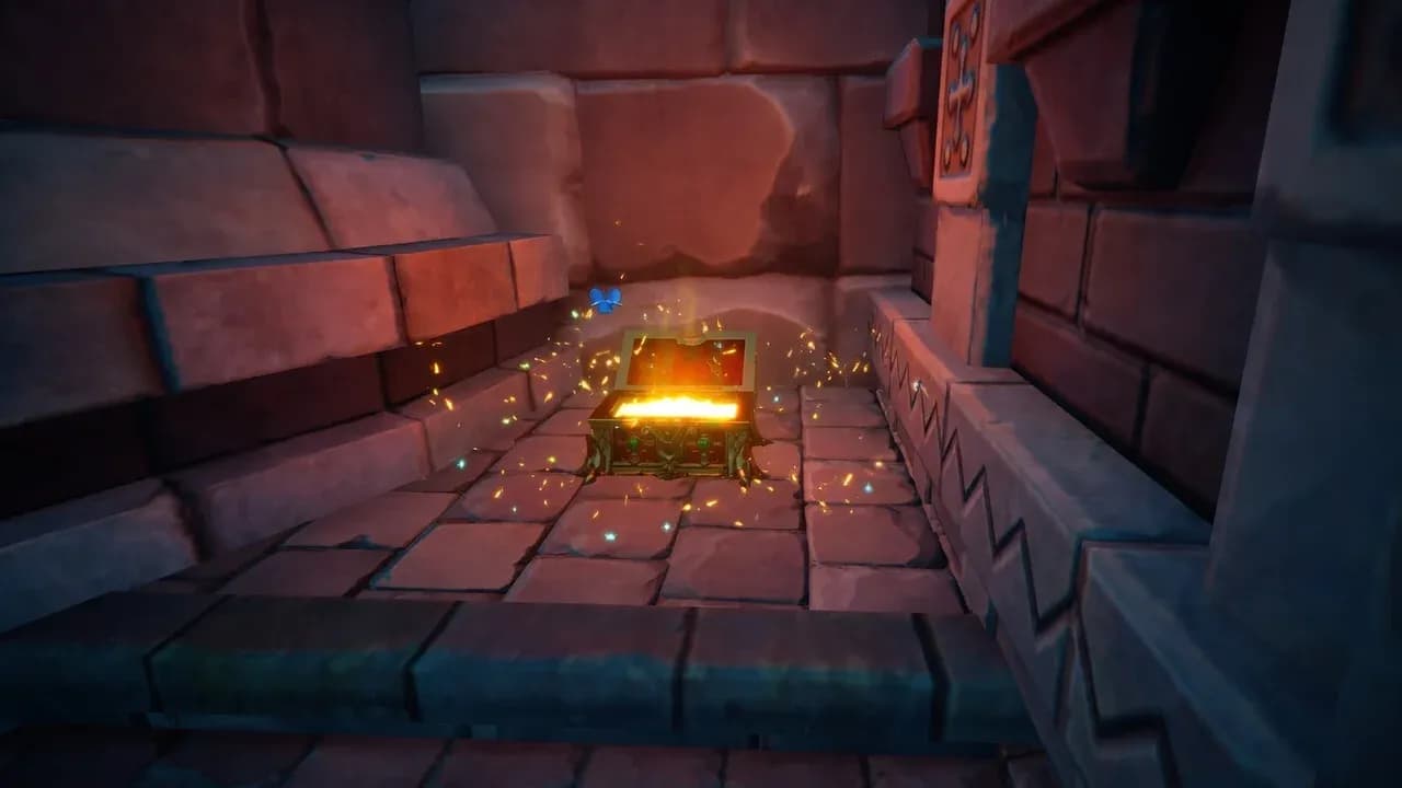 Chest location northeast of Firefly Forest