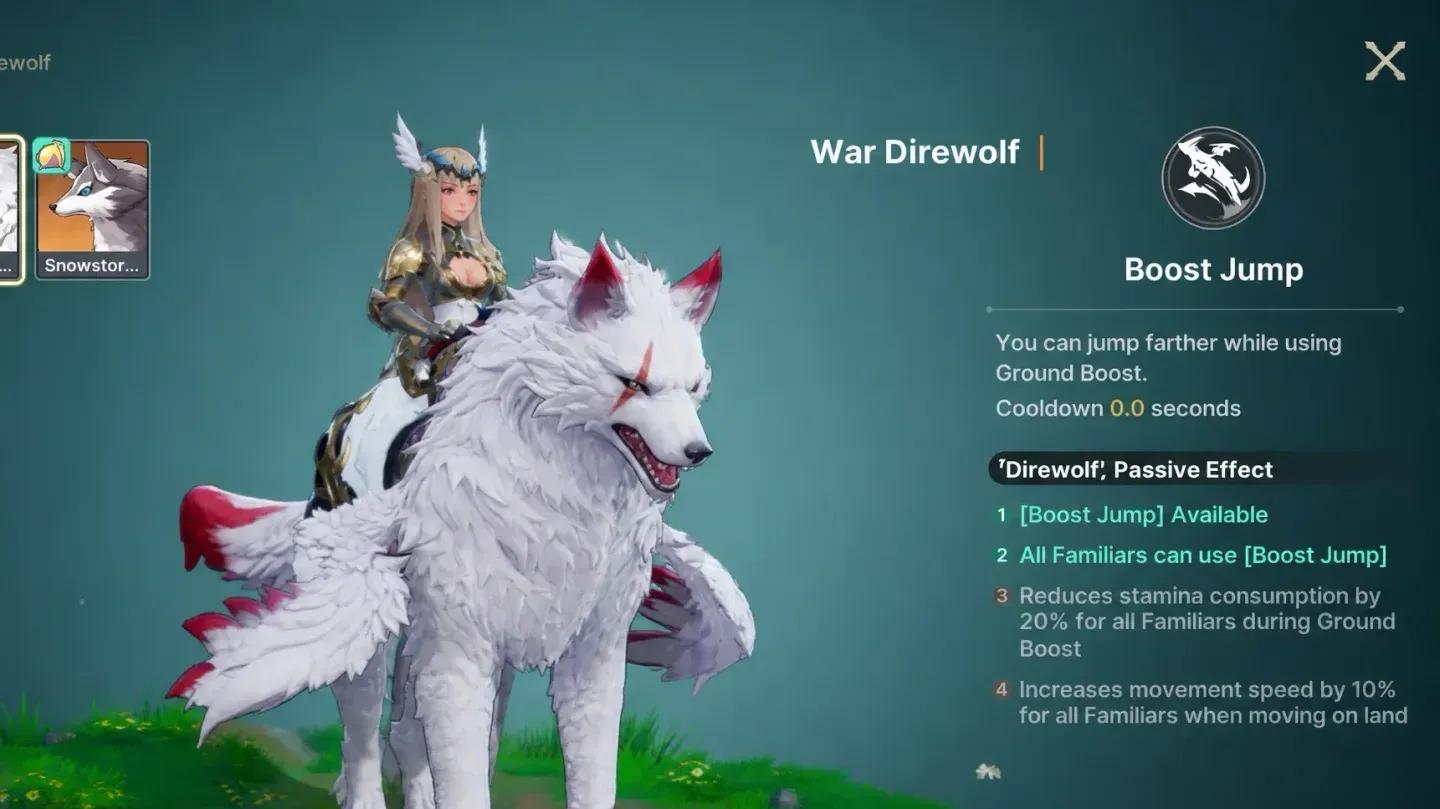 Stormy Direwolf Boost Jump