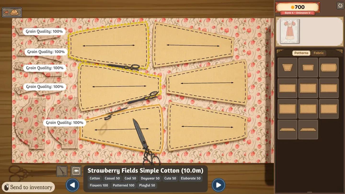 Grain line alignment check