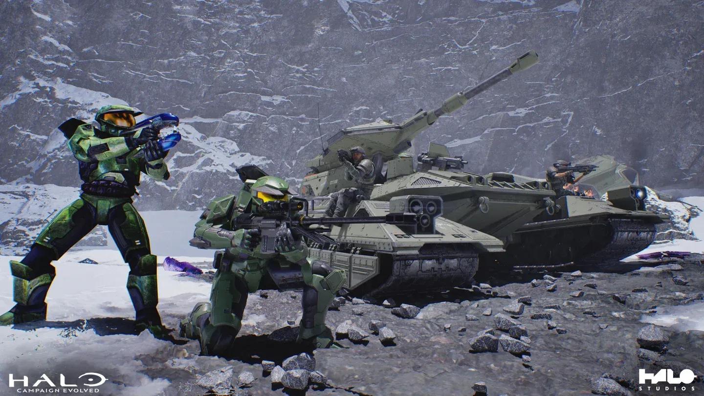 Sandstone style on Master Chief