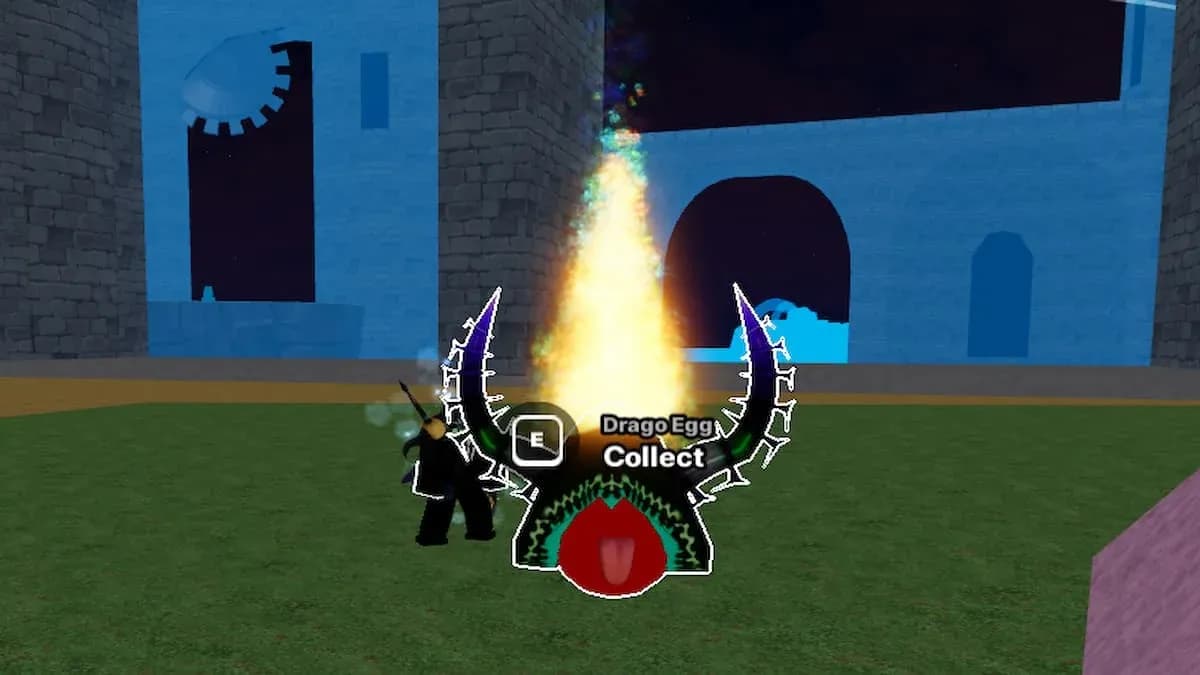 Egg spawn near island NPC