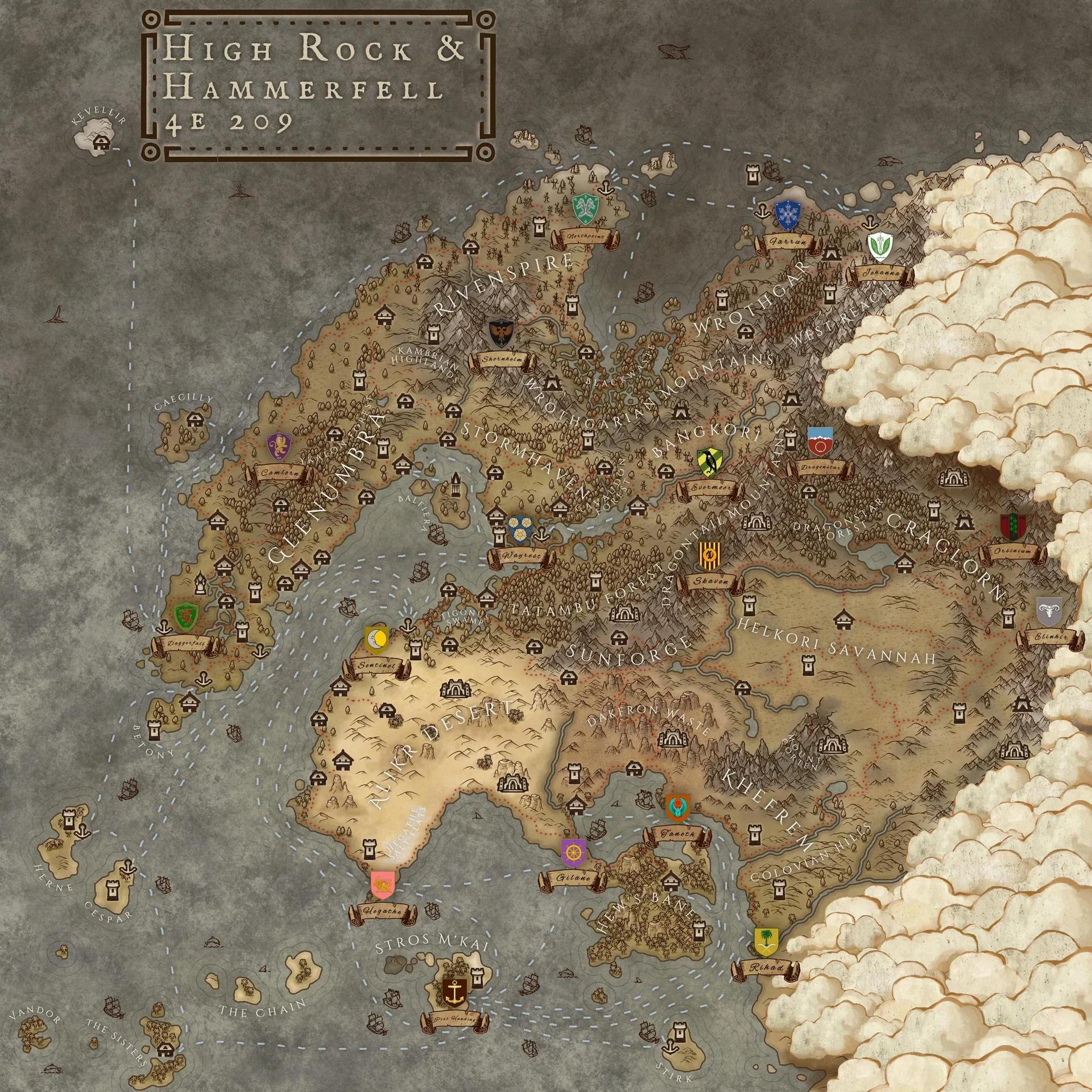 I hope TES VI is Hammerfell + High Rock. Would be beautiful. : r/TESVI