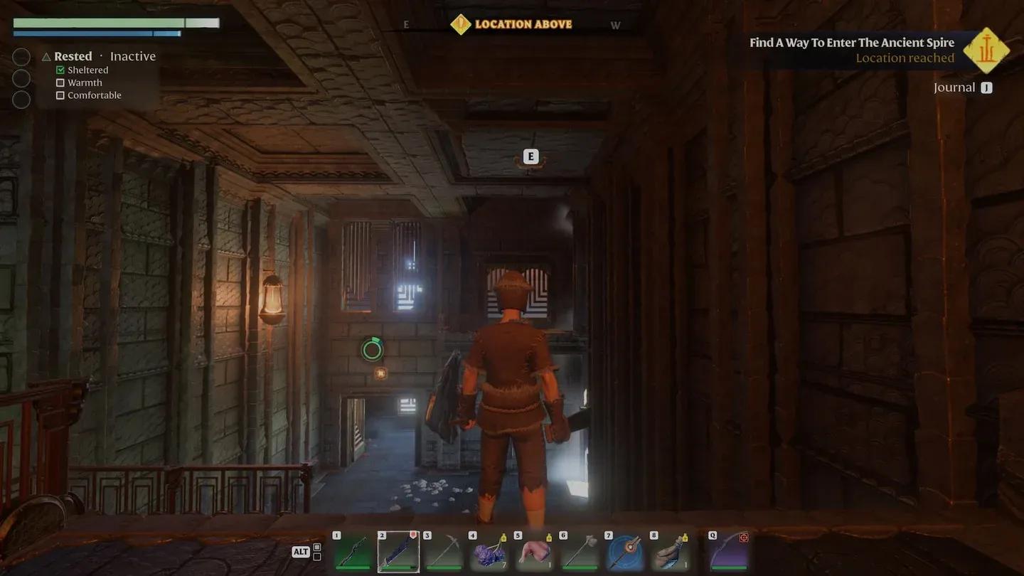 Grappling Hook clears Spire gaps