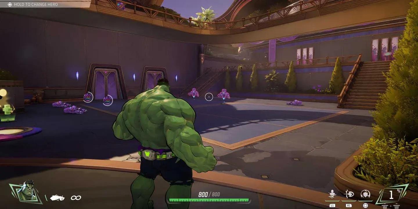 Hulk's Savage Slam in action