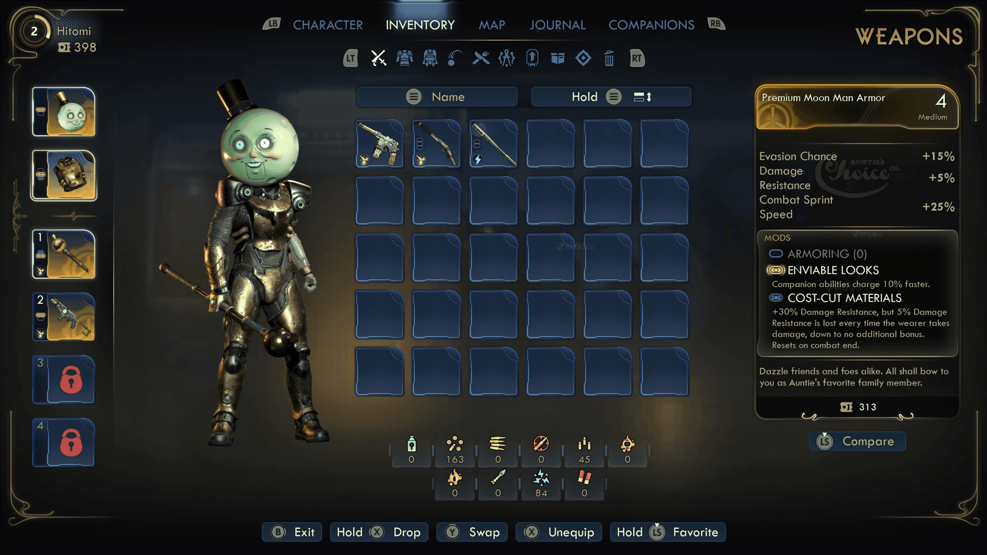 Expand Inventory Slot ...
