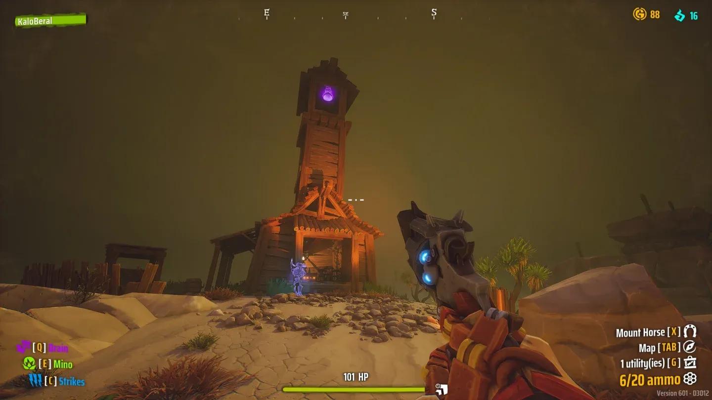 Ghost Bell Shards glow purple