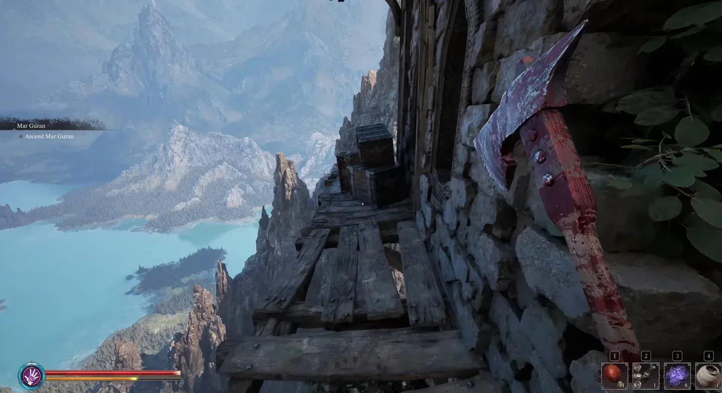 Path out to Mar Guran