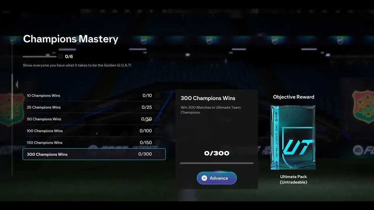 85+ Rare Gold pack reward