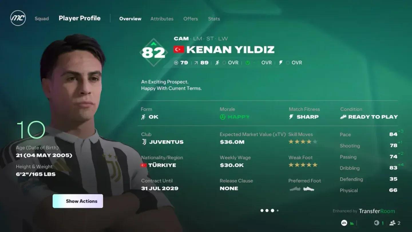 Dynamic OVR rating tracker