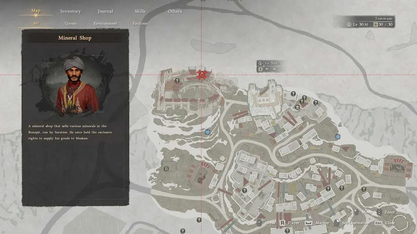 Mineral Merchant in the stands