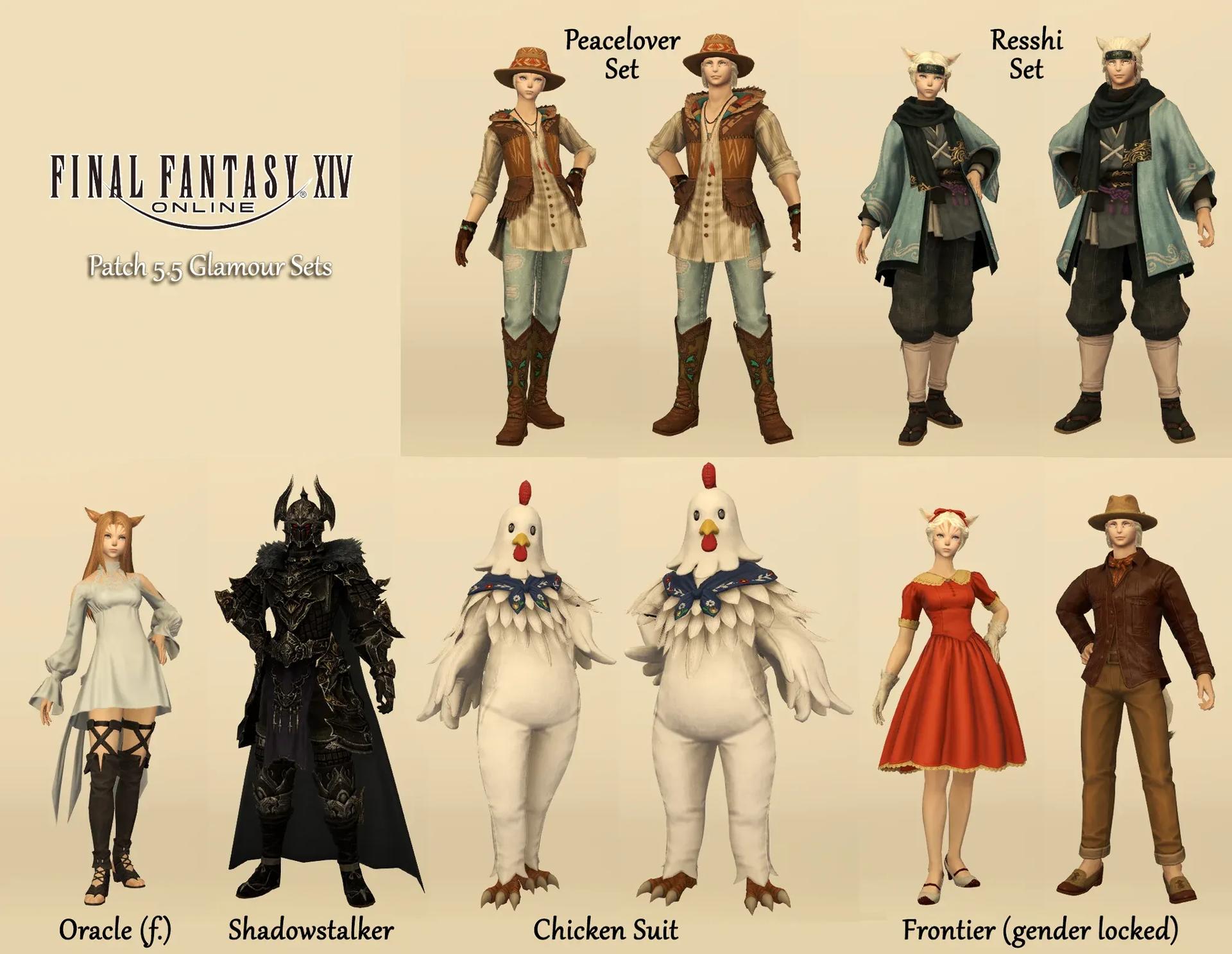 All New 1 level Glamour Sets from 5.5 ...
