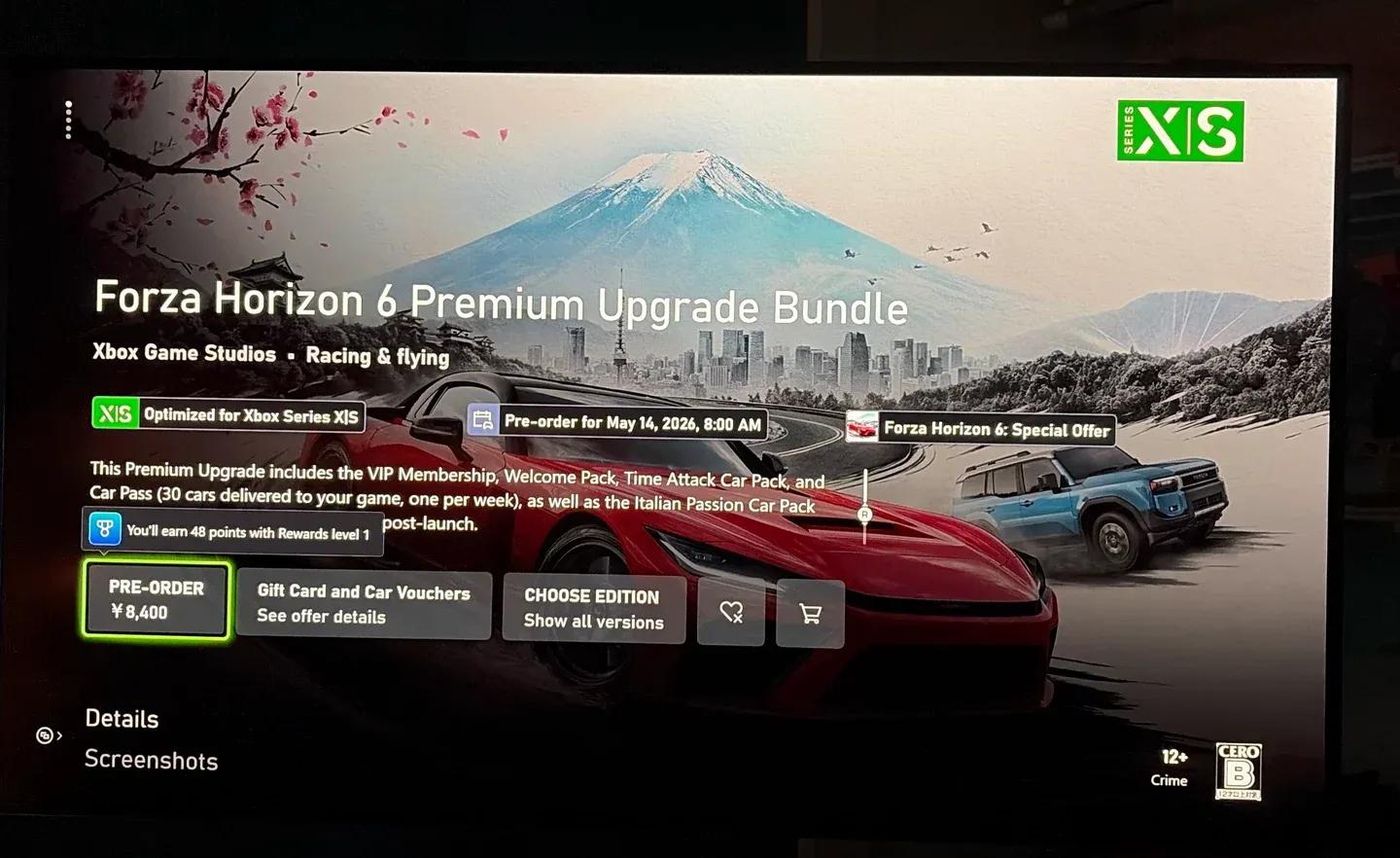 FH6 Premium Upgrade Bundle