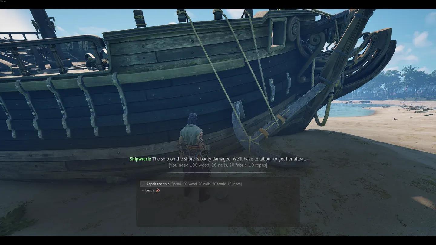 Ship customization gear slot