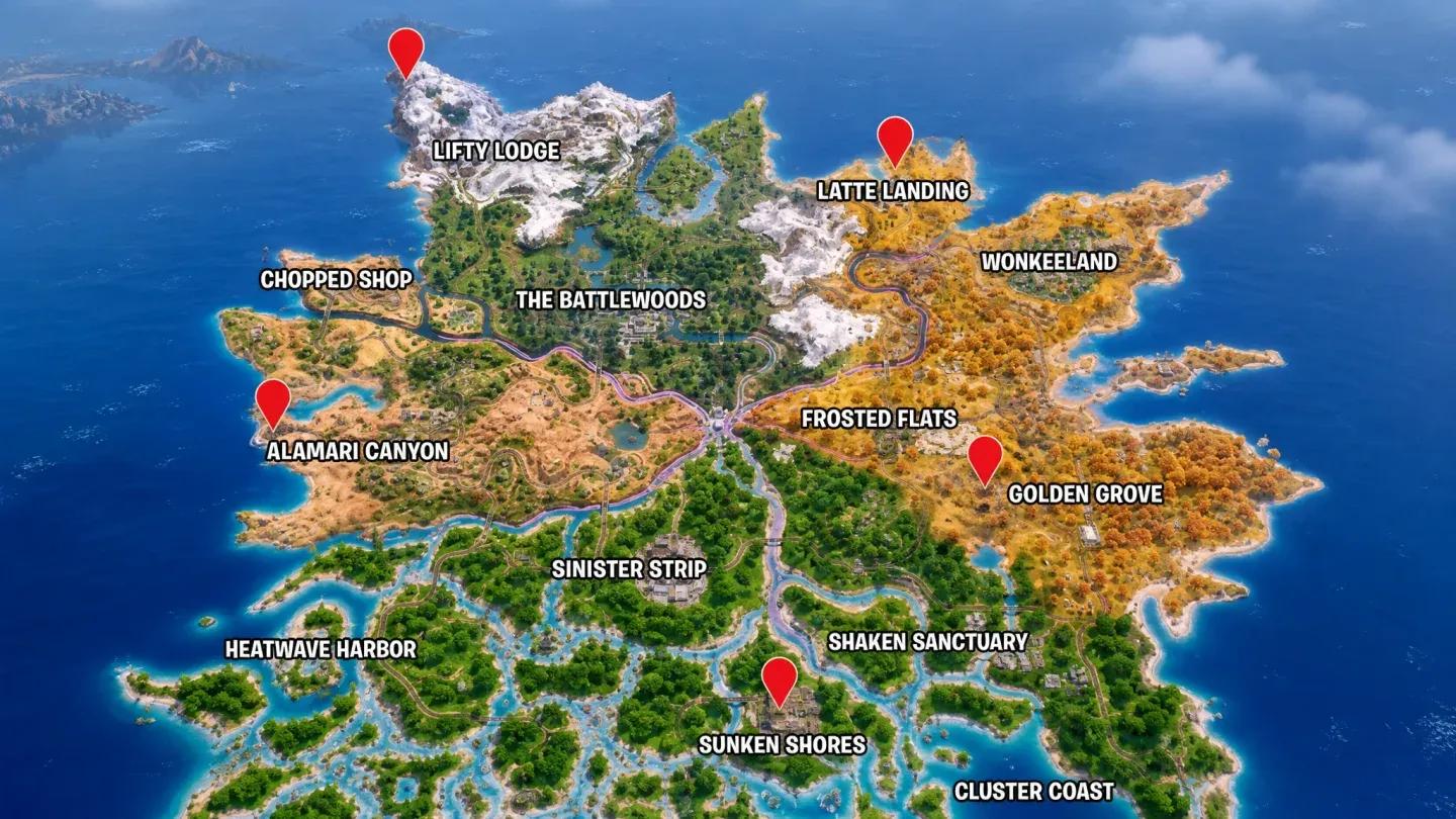 All 33 Sprite Chest spawn points