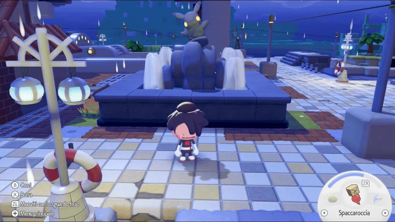Pikachu fountain Ditto variant