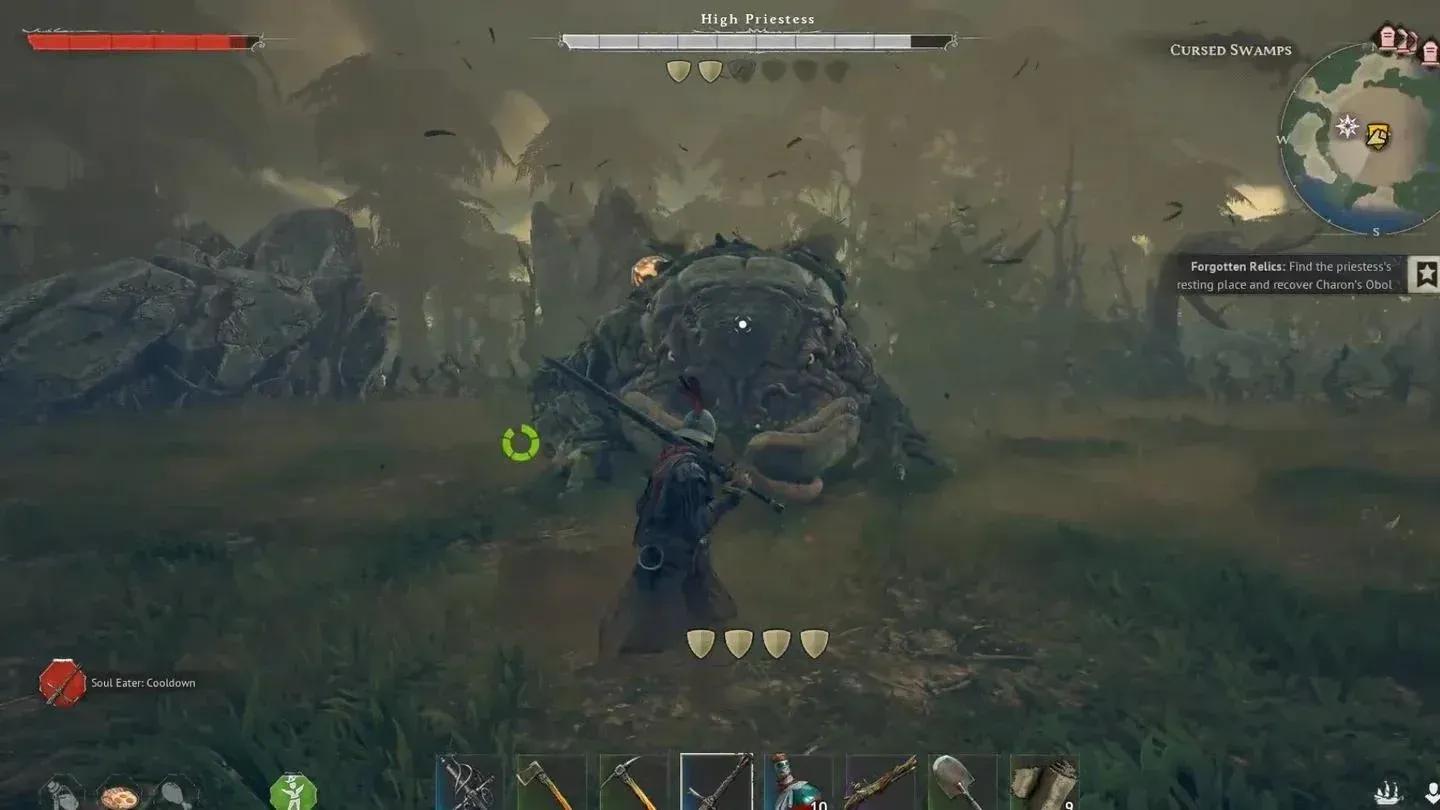 High Priestess boss fight