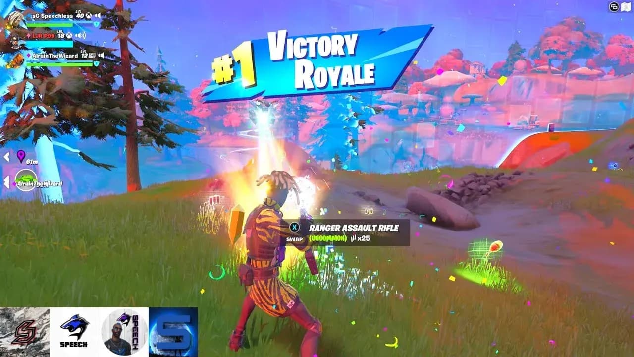 Victory Royale unlocks the reward
