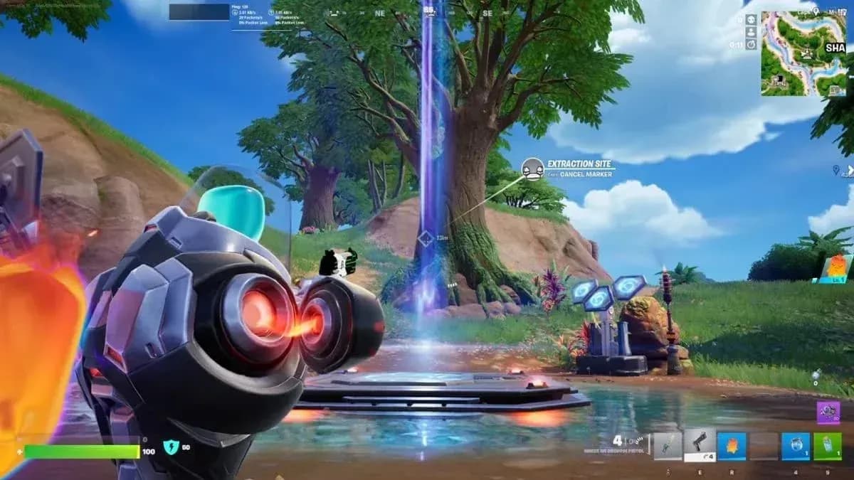 Sprite Chest drop screen