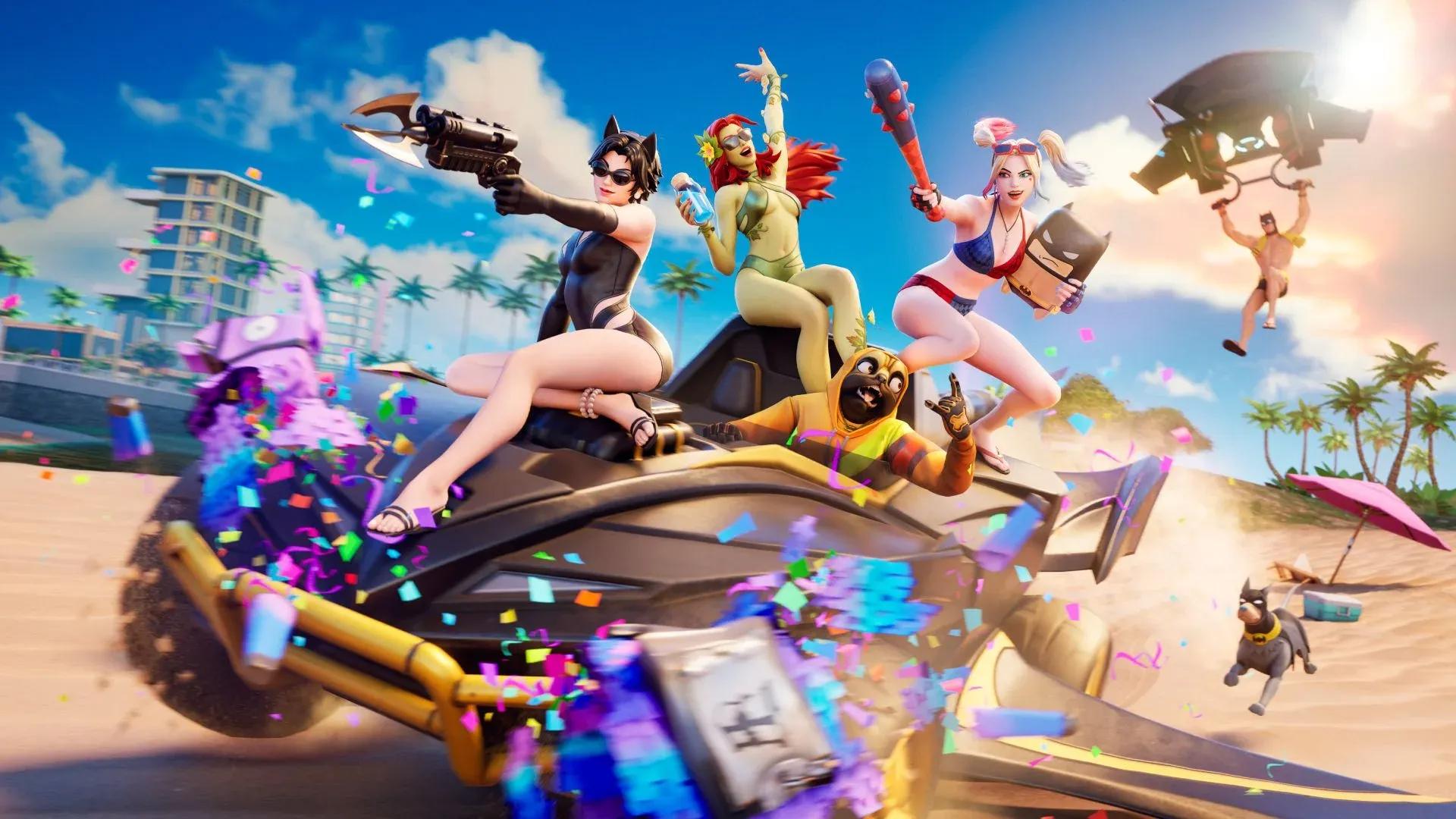 DC Sirens Bring the Heat to Fortnite