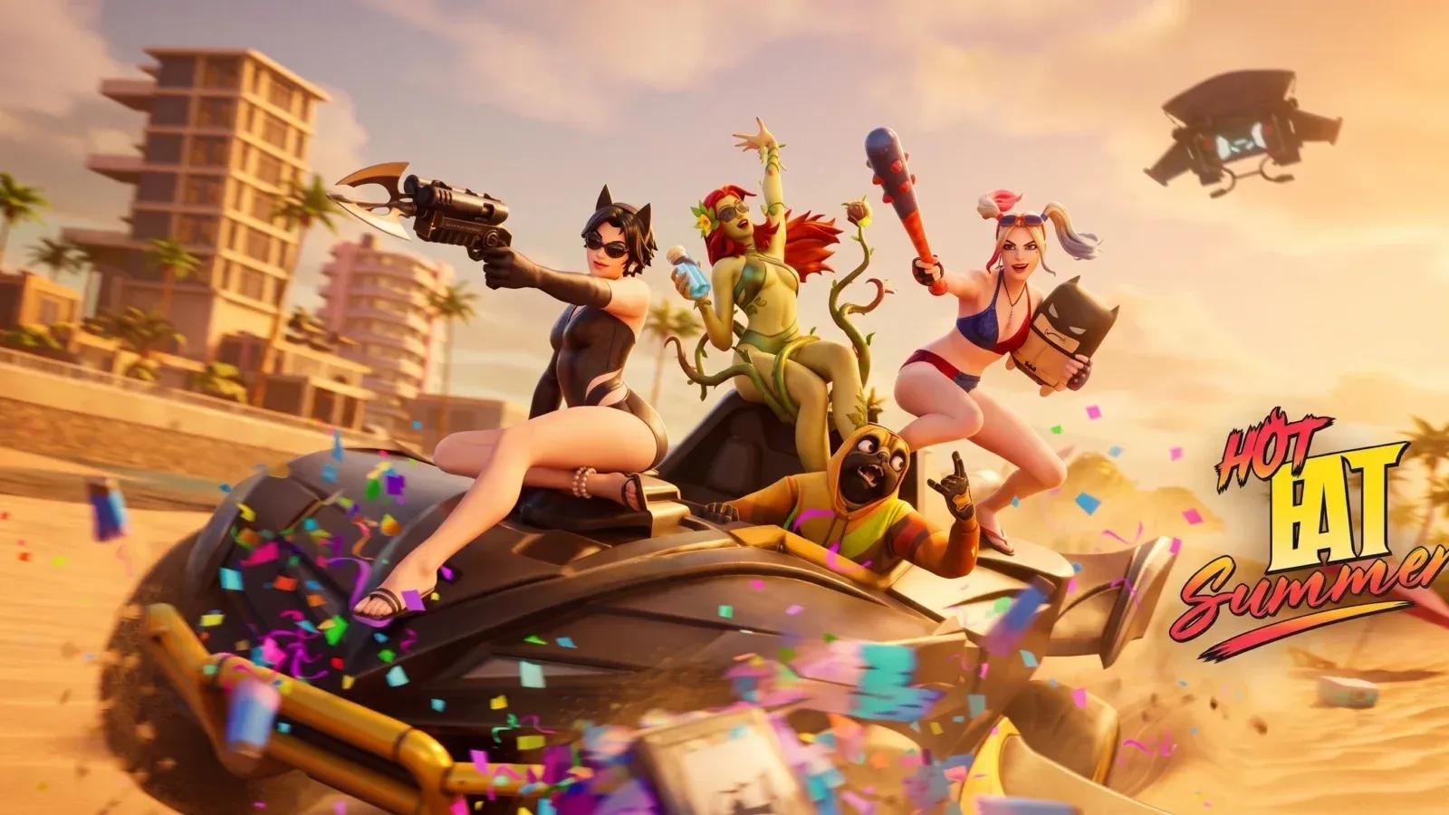 Fortnite DC Hot Bat Summer Release Time and Batman Skins