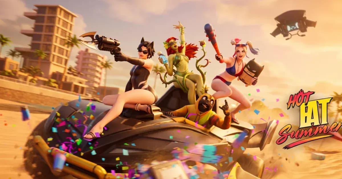 Fortnite DC Hot Bat Summer Quests: All Rewards & How to Complete Them