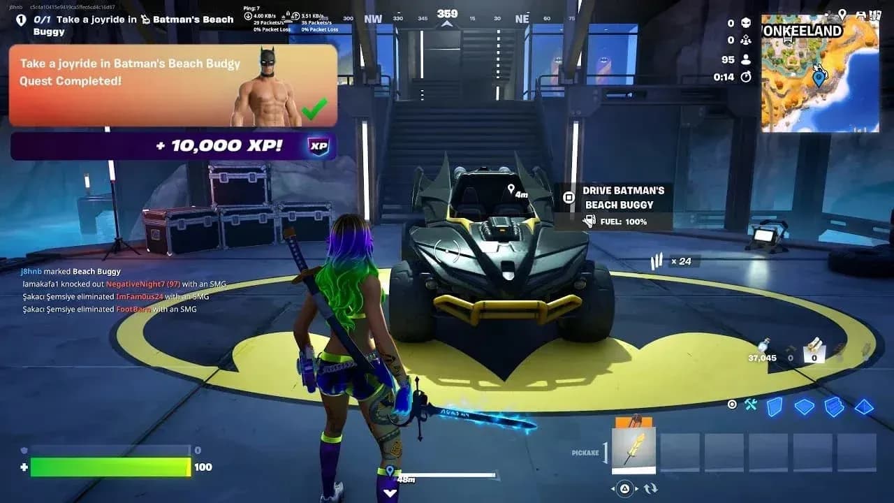 Gas Station buggy spawn point