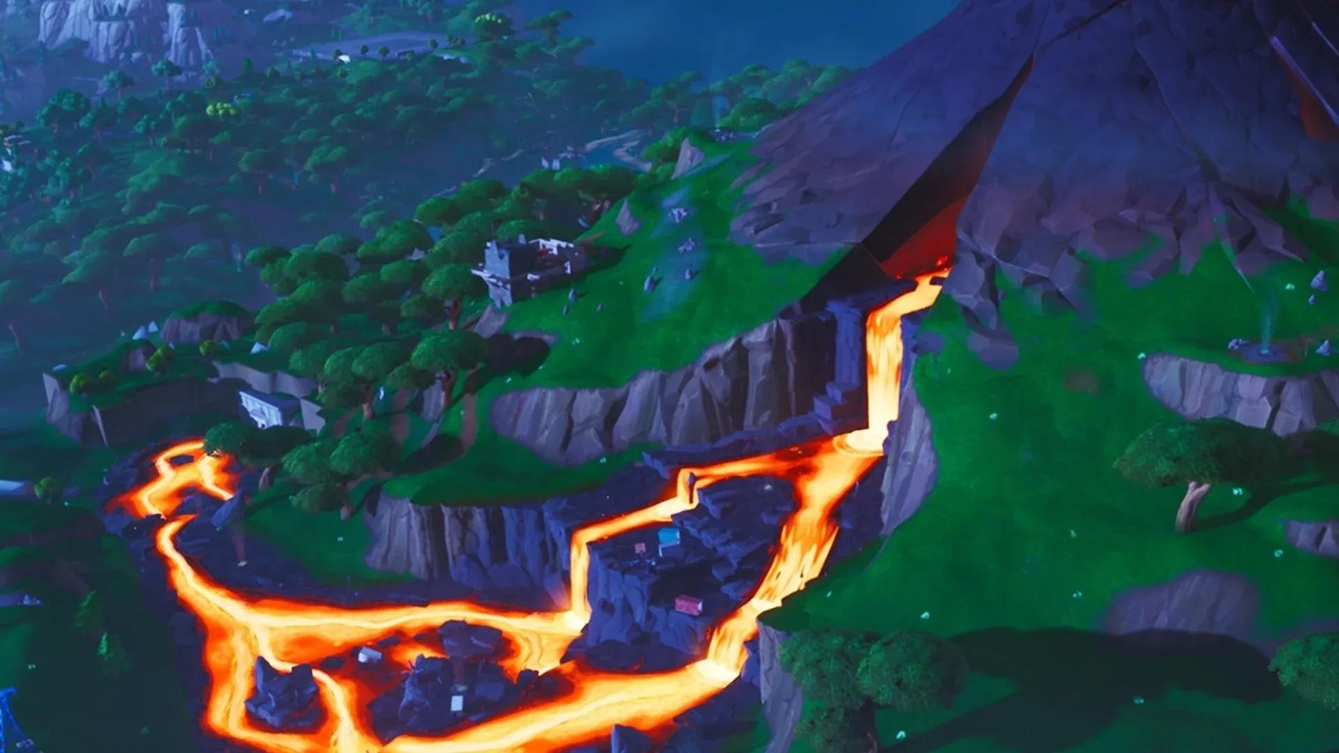 pirate cannons and a volcano ...