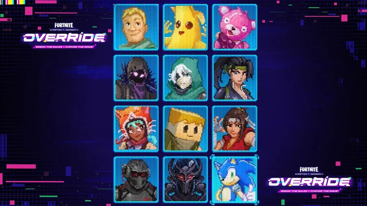 Override Battle Pass collabs