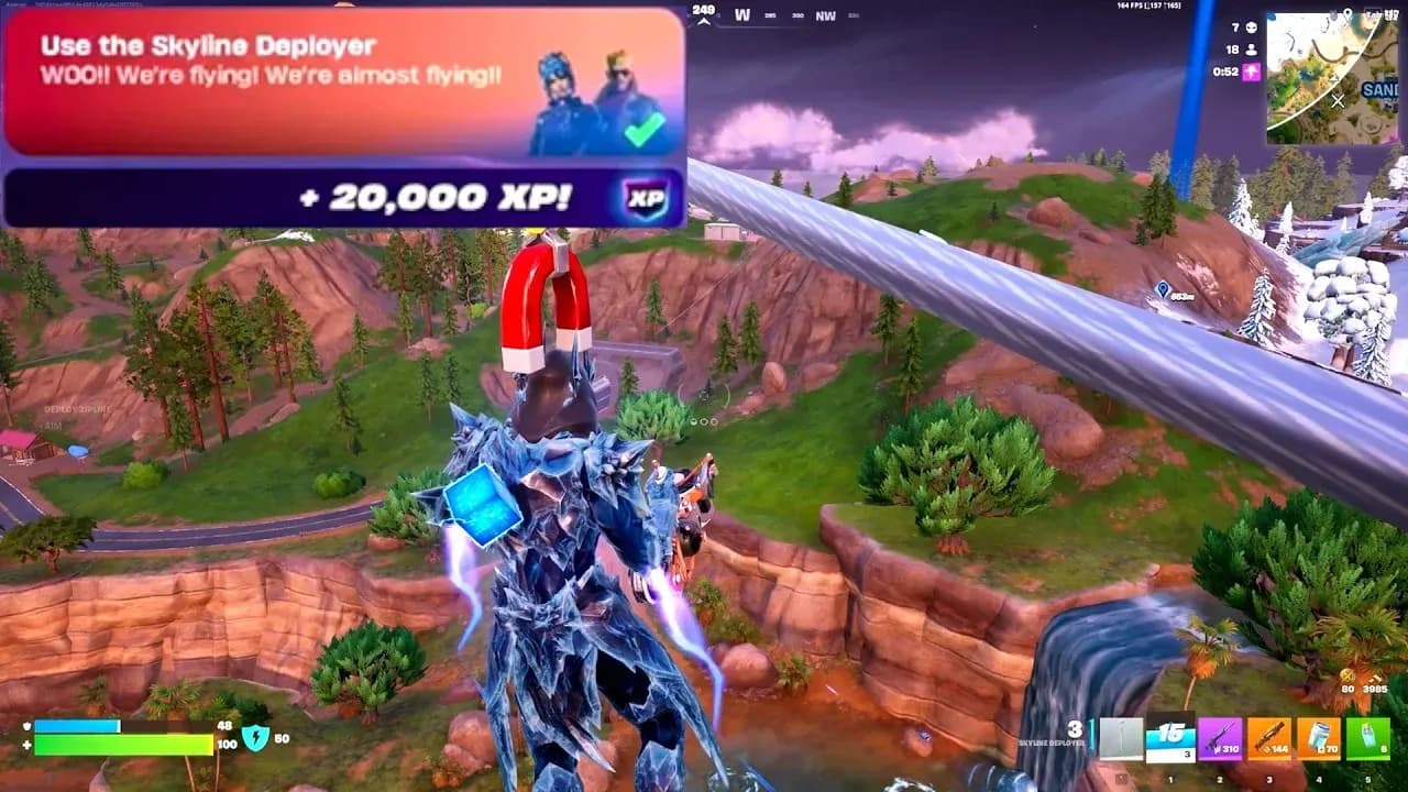 Use the Skyline Deployer Fortnite - YouTube
