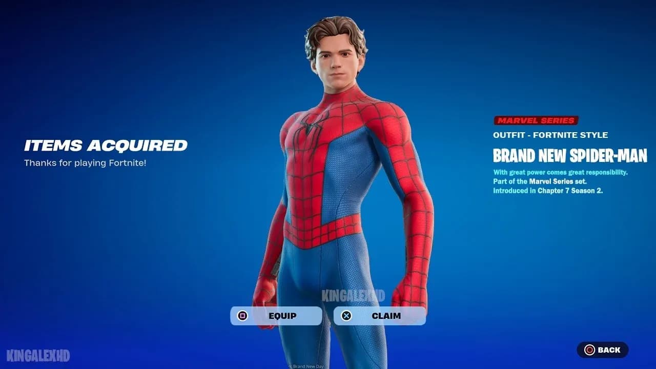 How To Get Spider-Man Brand New Day Skin FREE In Fortnite! (Unlocked LEGO  Spider-Man Style)