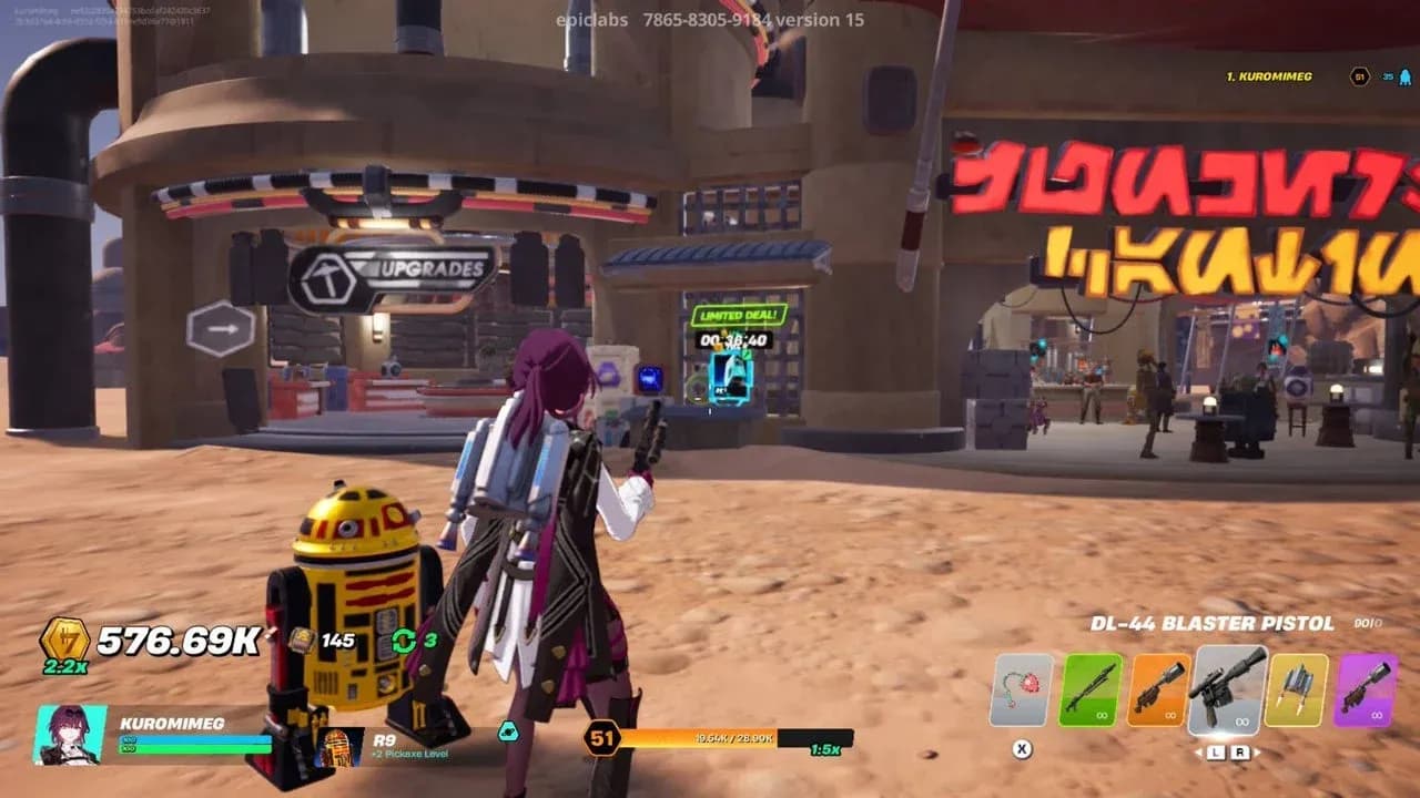 Mythic droid companion slot