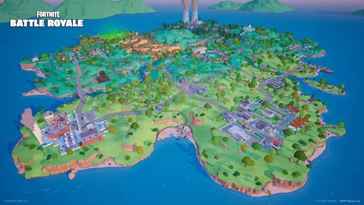 Fortnite x The Simpsons: Explore ...