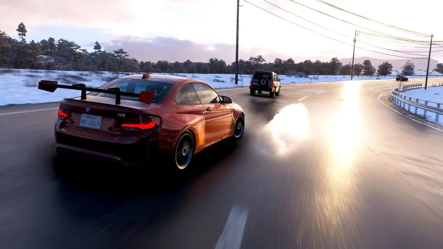 Photo mode snap of the BMW M2