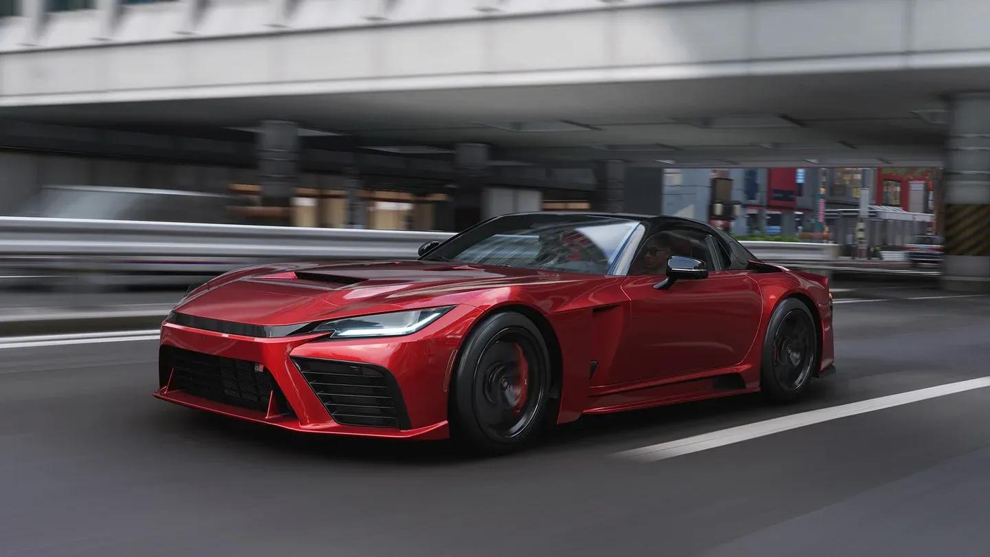 RX-7 pylon landmark